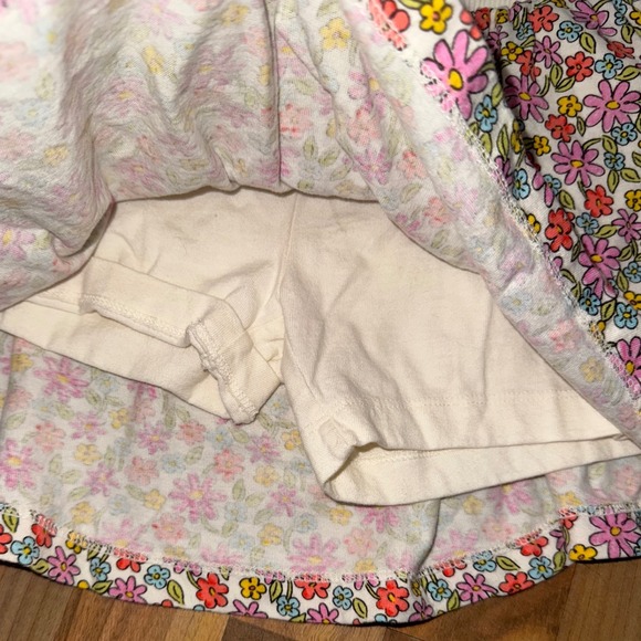 Old Navy Skort Floral Print Athletic Play Skirt Size Medium 8 Girls - Picture 3 of 5